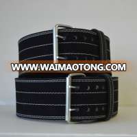 Leather Power Weight Lifting Belt / Leather Dip Belt